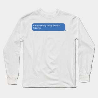 sorry mentally dating simon basset Long Sleeve T-Shirt